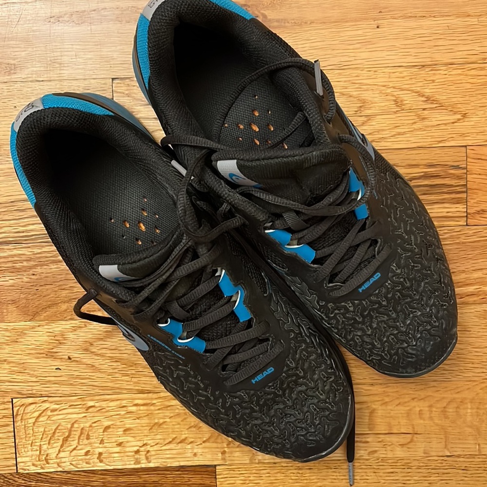 Head tennis men’s sneakers- size 11- revolt pro 3.5z. Black and turquoise - Picture 2 of 8